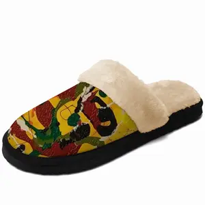 Men Waking Life Fuzzy Slippers