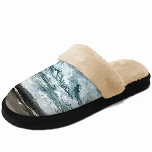 Men Sparkling Sea Fuzzy Slippers