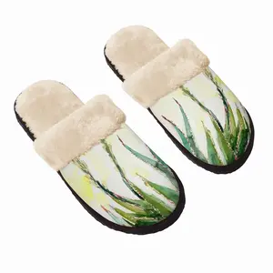 Men Aloe Fuzzy Slippers