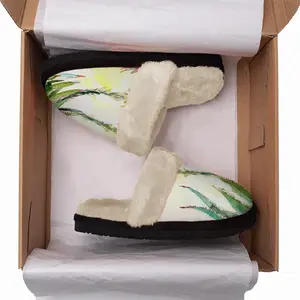 Men Aloe Fuzzy Slippers