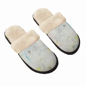 Men Identity Fuzzy Slippers