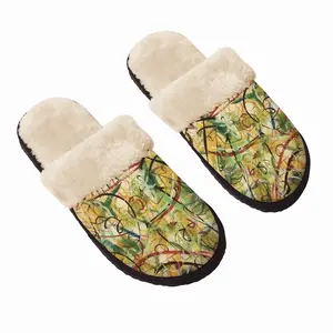 Men Cross Country Fuzzy Slippers