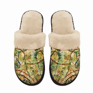 Men Cross Country Fuzzy Slippers