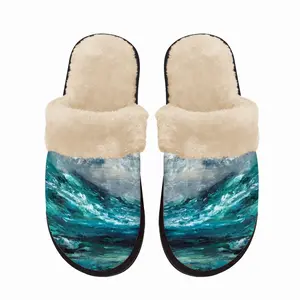 Men New Wave Fuzzy Slippers