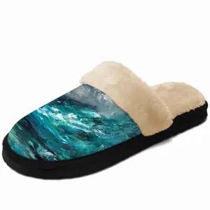 Men New Wave Fuzzy Slippers