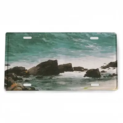 Breaking Waves License Plate