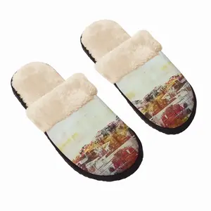 Men Magmatic Fields Fuzzy Slippers