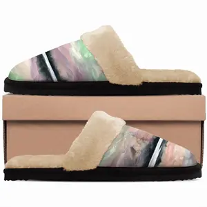 Men Aurora Borealis Fuzzy Slippers