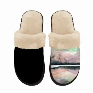 Men Aurora Borealis Fuzzy Slippers