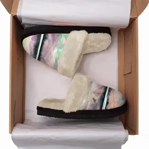 Men Aurora Borealis Fuzzy Slippers