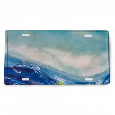 Dancing Waves License Plate