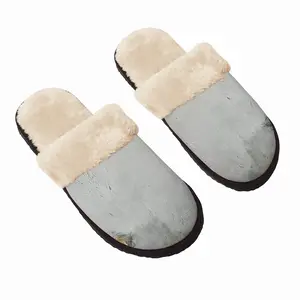 Men “Peace” Fuzzy Slippers