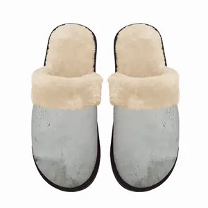 Men “Peace” Fuzzy Slippers