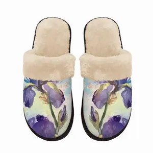 Men Iris Fuzzy Slippers