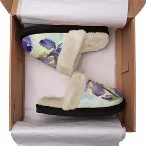 Men Iris Fuzzy Slippers