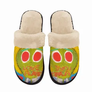 Men Love Planet Fuzzy Slippers