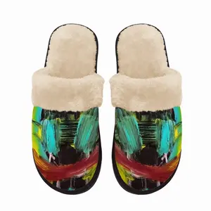 Men Postmodern Human 2 Fuzzy Slippers