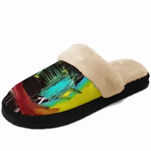 Men Postmodern Human 2 Fuzzy Slippers