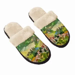 Men Toscana Fuzzy Slippers