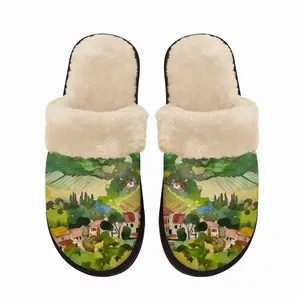 Men Toscana Fuzzy Slippers