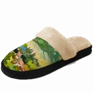 Men Toscana Fuzzy Slippers