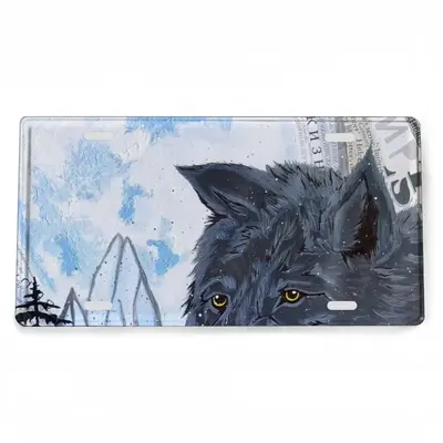 Wolf - Animals Wild Collage Design Decor Ideas Interior License Plate