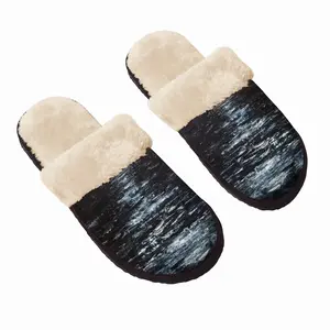 Men Moonlit Path Fuzzy Slippers