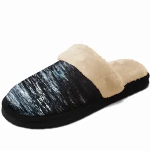 Men Moonlit Path Fuzzy Slippers