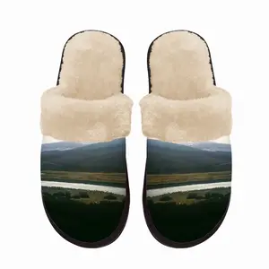 Men Flow Country Fuzzy Slippers