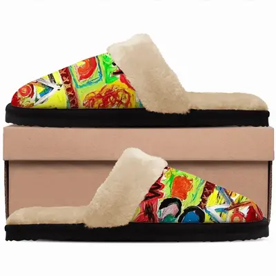 Men Small Tv Show Guernica Fuzzy Slippers