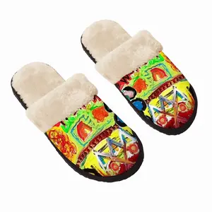 Men Small Tv Show Guernica Fuzzy Slippers