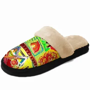 Men Small Tv Show Guernica Fuzzy Slippers