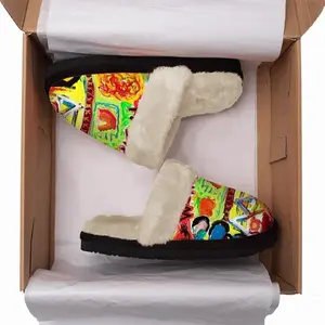 Men Small Tv Show Guernica Fuzzy Slippers