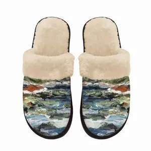 Men Back To The Ocean Fuzzy Slippers