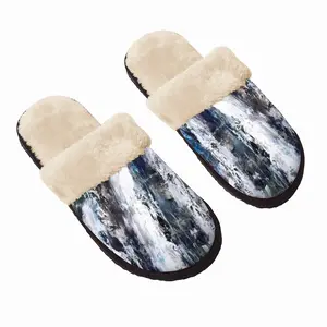 Men Pencil Falls Fuzzy Slippers