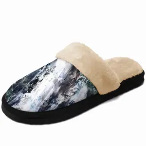 Men Pencil Falls Fuzzy Slippers