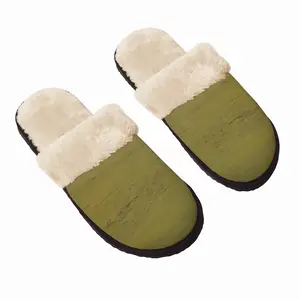 Men Apples And Pears Fuzzy Slippers