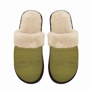 Men Apples And Pears Fuzzy Slippers