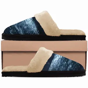 Men Silent Sea Fuzzy Slippers