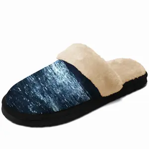 Men Silent Sea Fuzzy Slippers