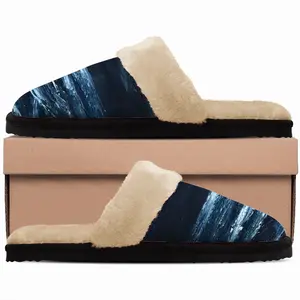 Men Moonlit Fuzzy Slippers