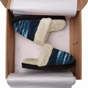 Men Moonlit Fuzzy Slippers