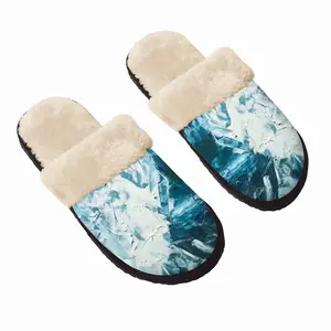 Men Sea Splash Fuzzy Slippers