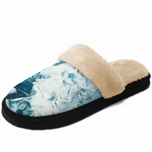 Men Sea Splash Fuzzy Slippers