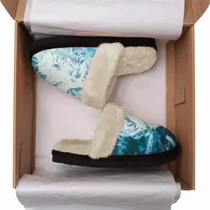 Men Sea Splash Fuzzy Slippers