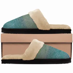 Men Washed Pastels Fuzzy Slippers