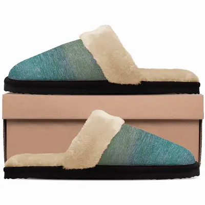 Men Washed Pastels Fuzzy Slippers