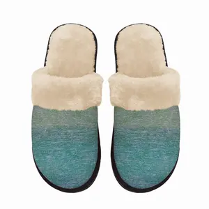 Men Washed Pastels Fuzzy Slippers