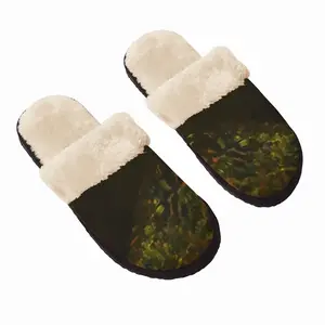 Men Sticky Notes Revolt Fuzzy Slippers