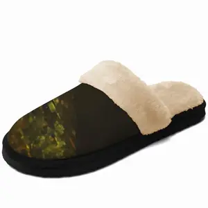 Men Sticky Notes Revolt Fuzzy Slippers